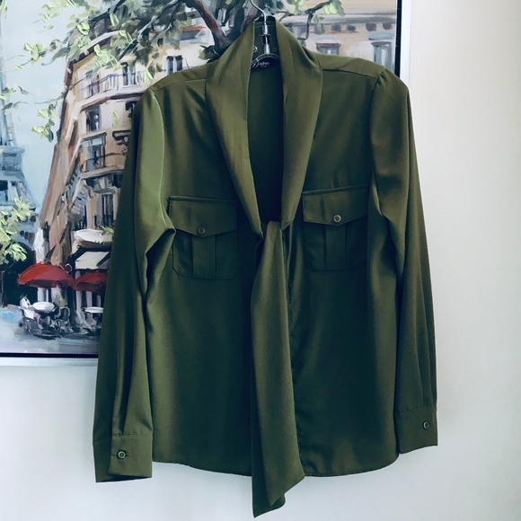 Lucien Matis Tie-Front Blouse - Picture 1 of 3